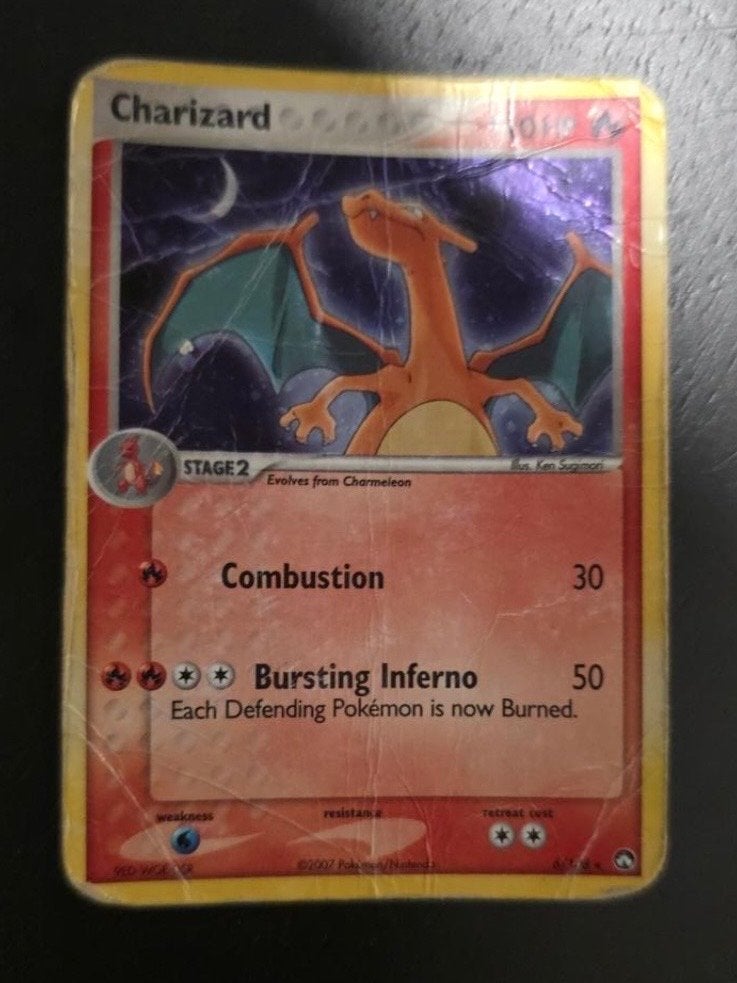 Charizard Pokémon kaart - Zeer zeldzaam, Ophalen of Verzenden, Gebruikt, Losse kaart