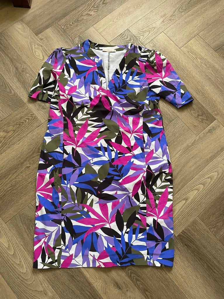 Studio Anneloes Simplicity leaf jurk dress travelstof XXL, Kleding | Dames, Ophalen of Verzenden, Zo goed als nieuw, Maat 46/48 (XL) of groter