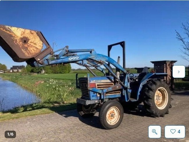 Iseki TL2800 trekker met voorlader, Gebruikt, Tot 2500, Tot 80 Pk, Ophalen