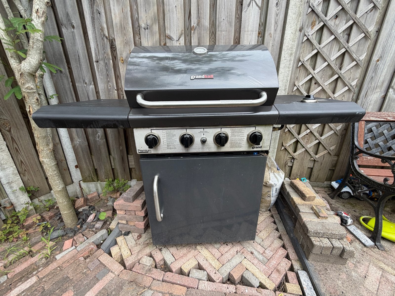 Grandhall gasbarbecue Premium 323, incl. hoes, Ophalen, Gebruikt