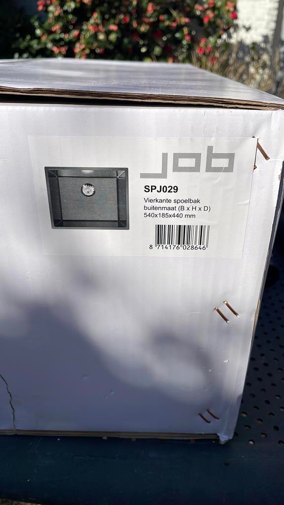 Gun metal spoelbak nieuw in doos, Ophalen of Verzenden, Nieuw
