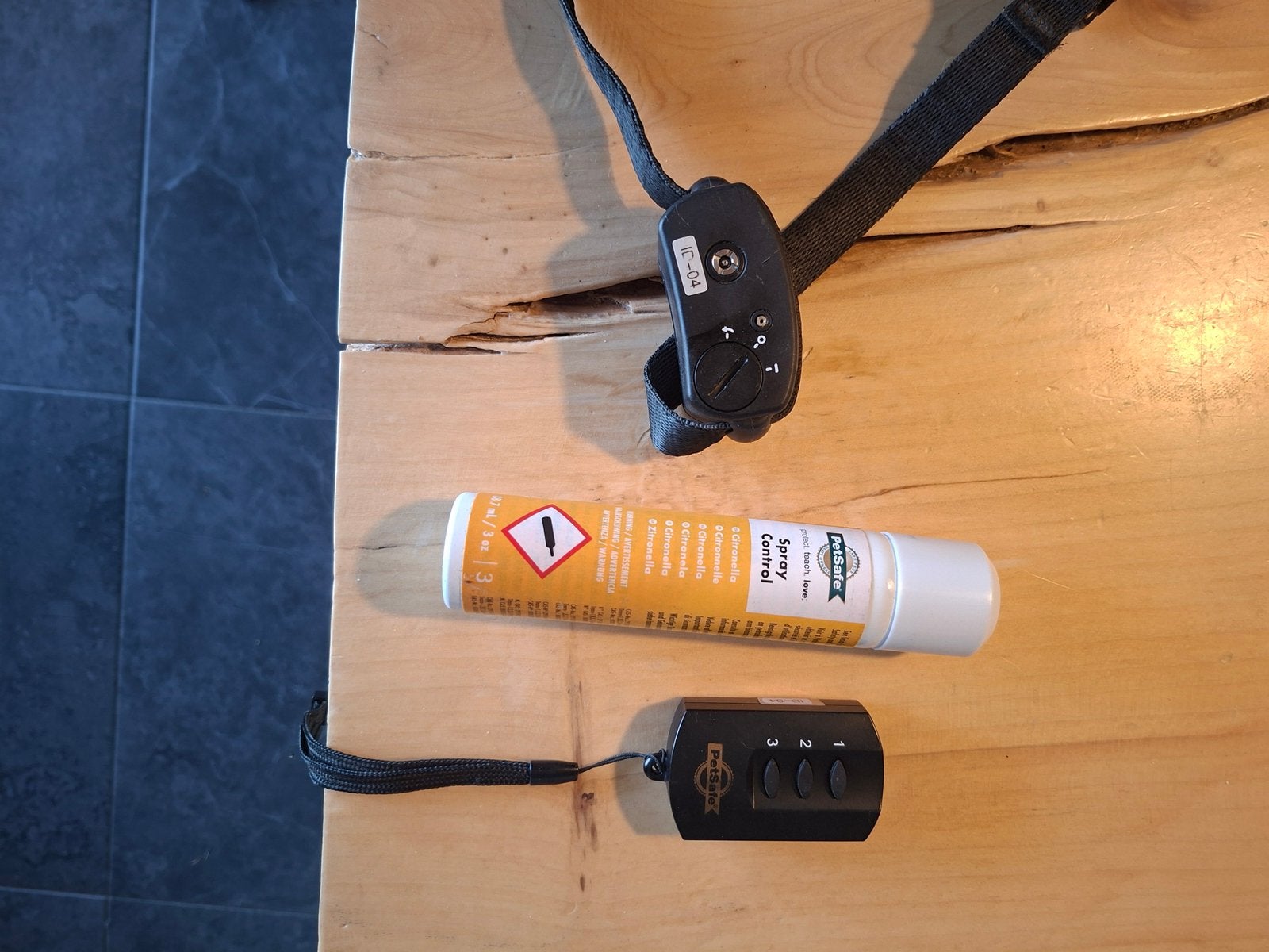 Correctiespray, Ophalen, Gebruikt