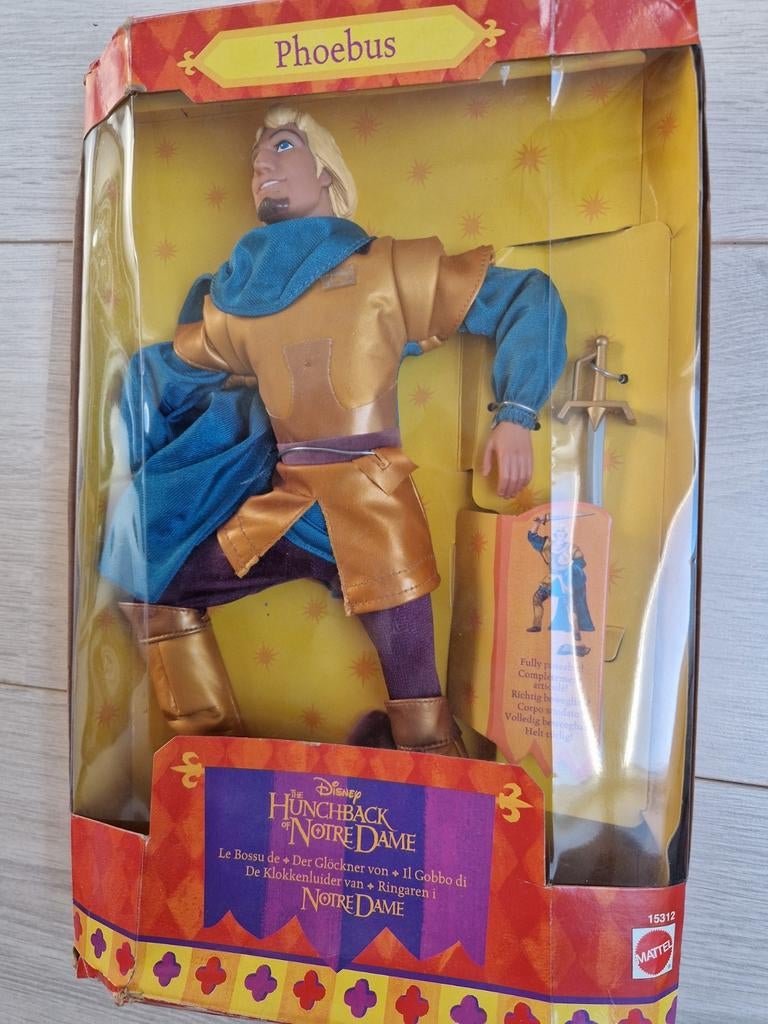 1995 mattel phoebus disney pop hunchback of notre dame, Ophalen of Verzenden, Overige figuren, Beeldje of Figuurtje