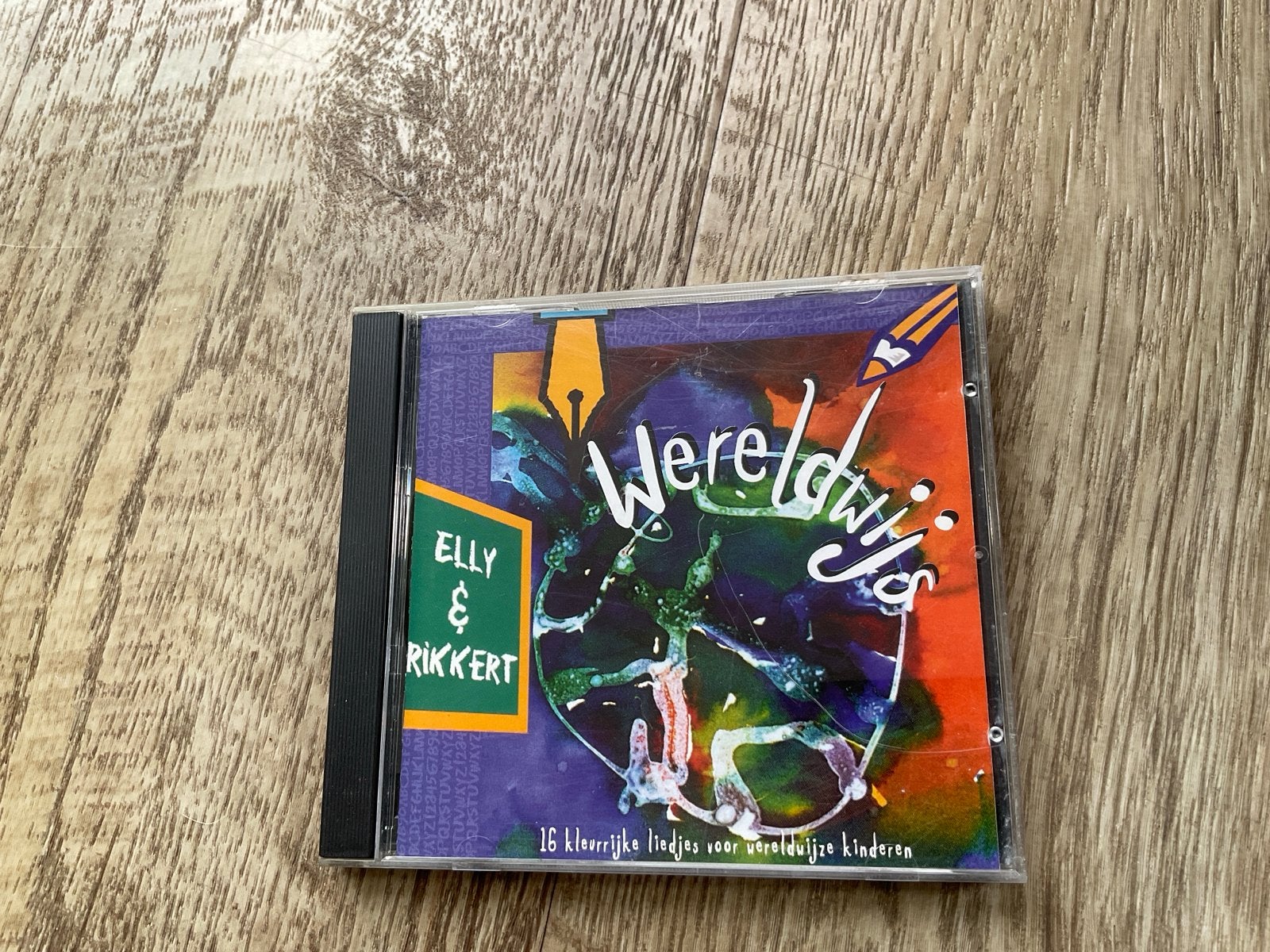 Elly & Rikkert - Wereldwijs (CD) - 16 kinderliedjes, Gebruikt, Ophalen of Verzenden, 3 tot 5 jaar, Muziek