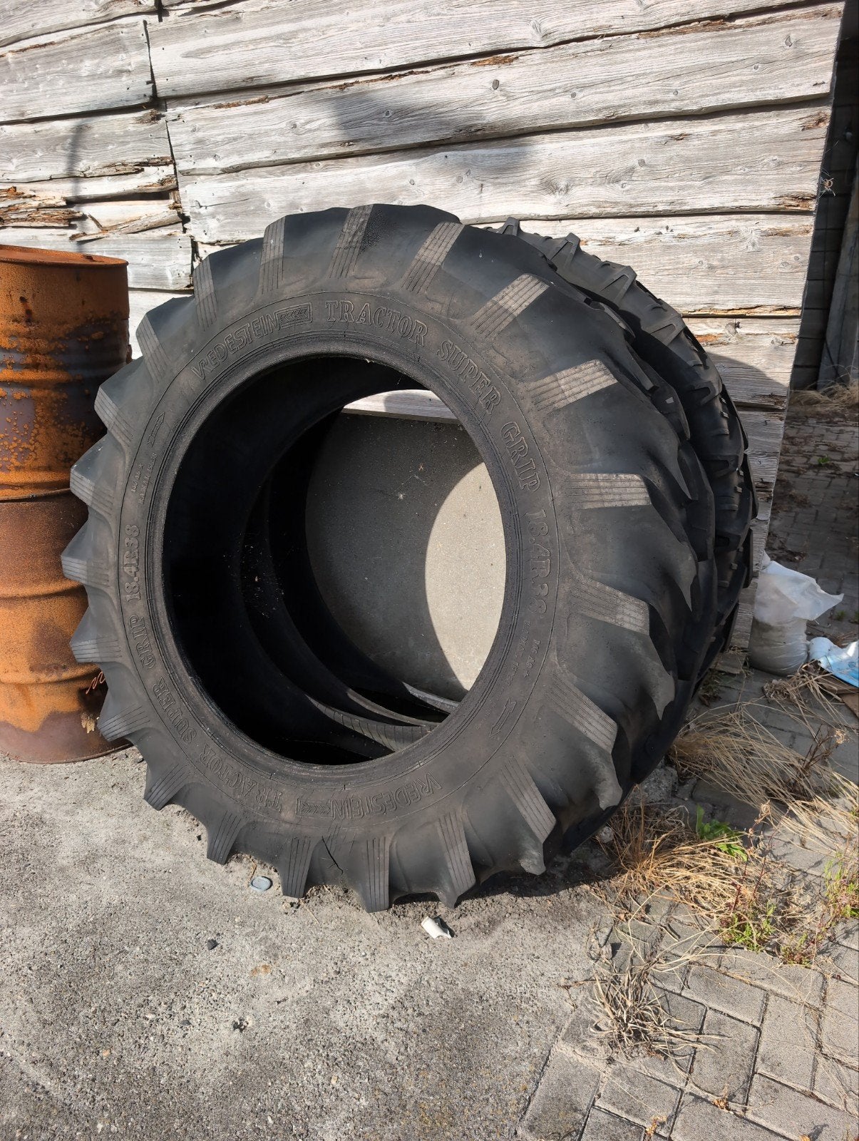 tractor banden, Ophalen