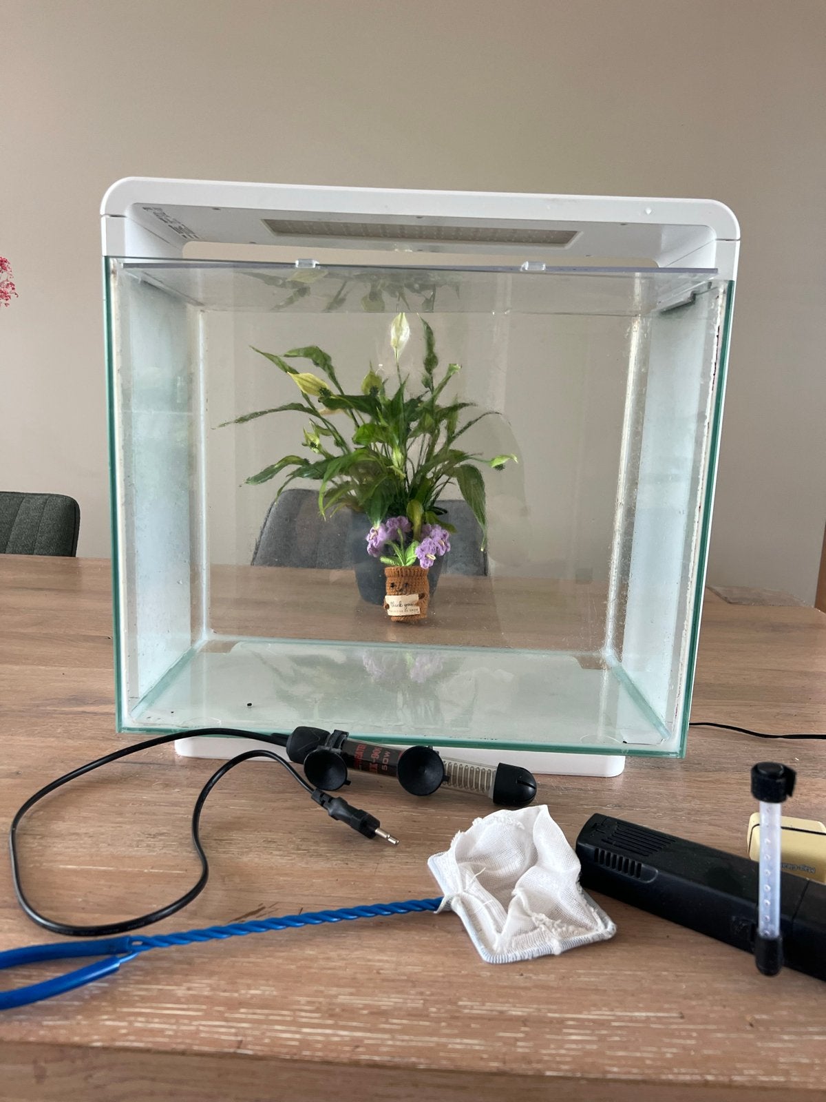 Aquarium superfish. Home 40. Met filter en verwarming, Ophalen, Gebruikt, Leeg aquarium, Superfish