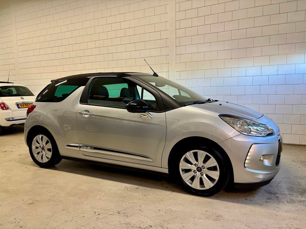Citroen DS3 Cabrio 1.2 PureTech So Chic Bj.14|Clima|Cabrio|P, Voorwielaandrijving, Euro 5, Stof, Zwart