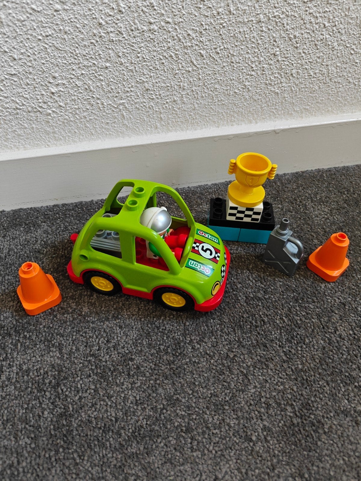 Lego Duplo Raceauto 10589, Ophalen of Verzenden, Gebruikt, Overige merken