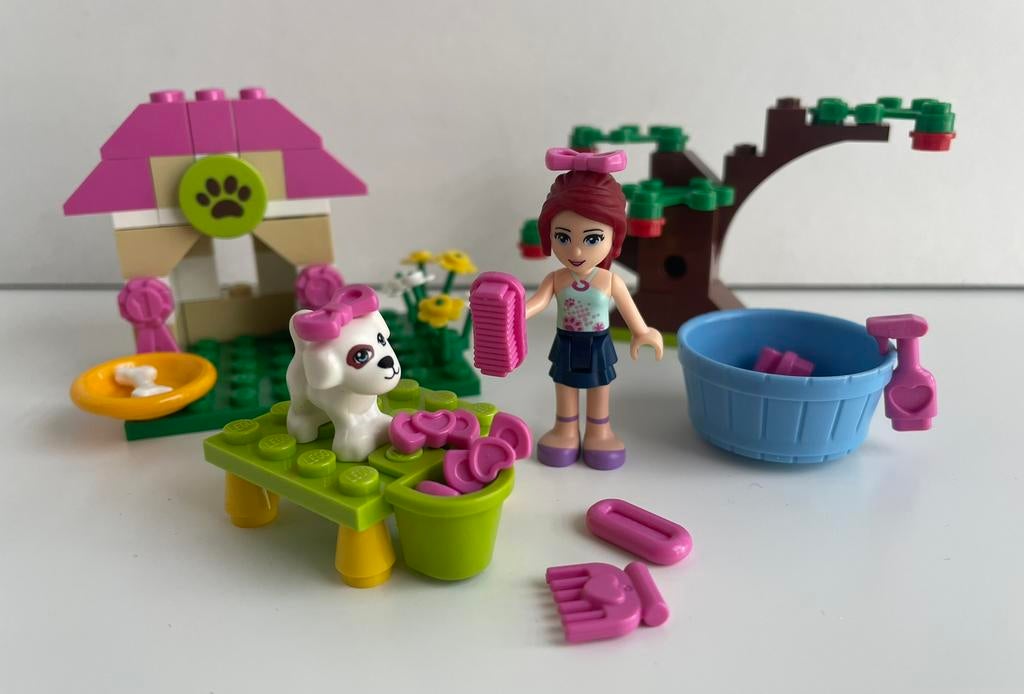 Lego Friends 3934 - Mia’s puppiehuis, Ophalen of Verzenden, Zo goed als nieuw