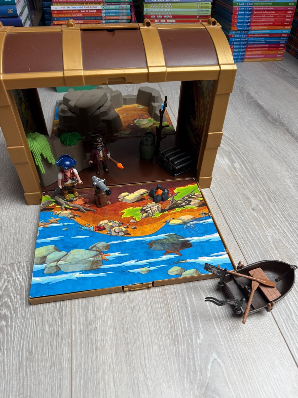Playmobil meeneem piratenkist, Ophalen of Verzenden, Zo goed als nieuw