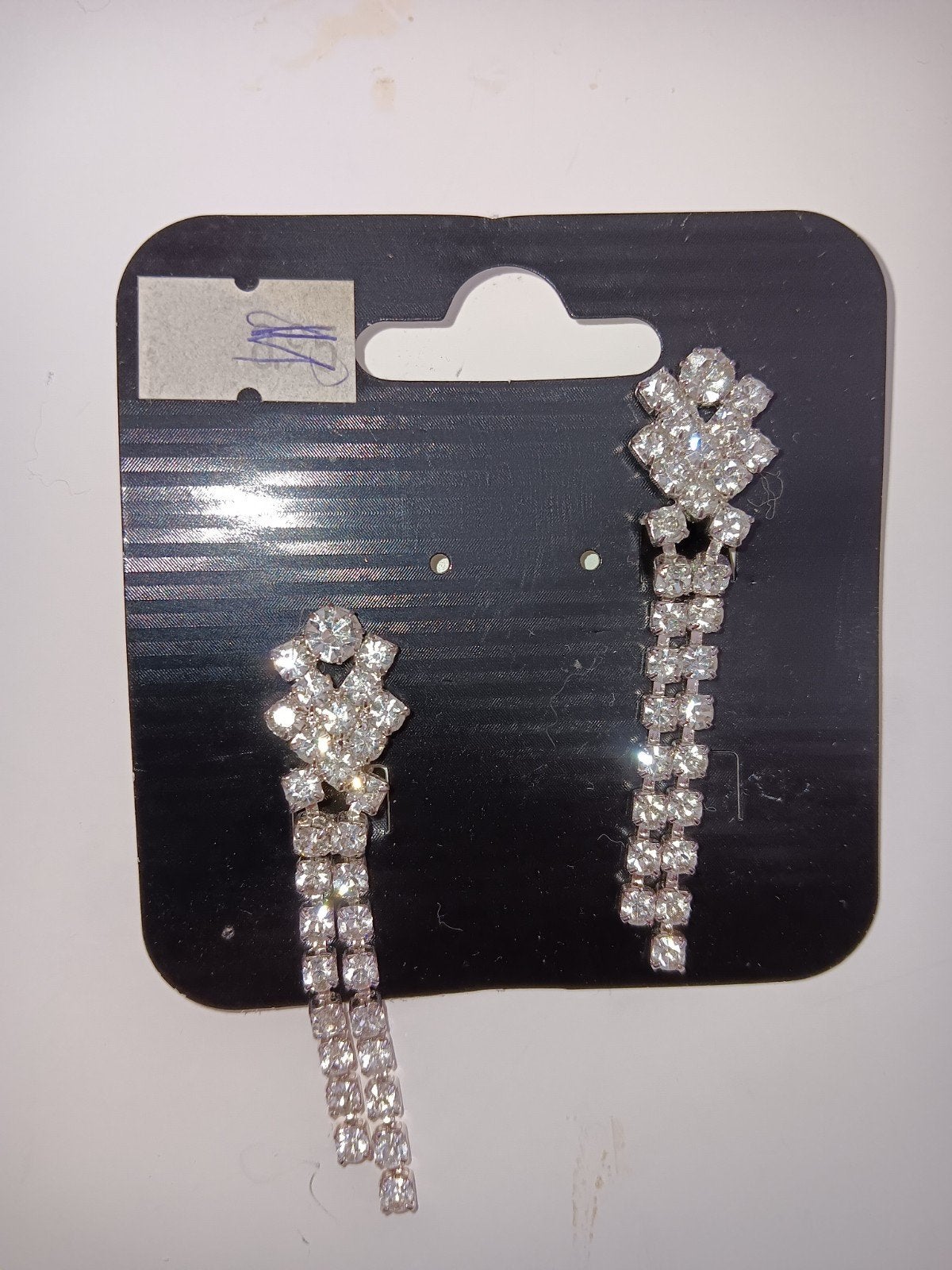 Elegante strass oorbellen - Hangers, Overige materialen, Hangers, Nieuw, Ophalen of Verzenden