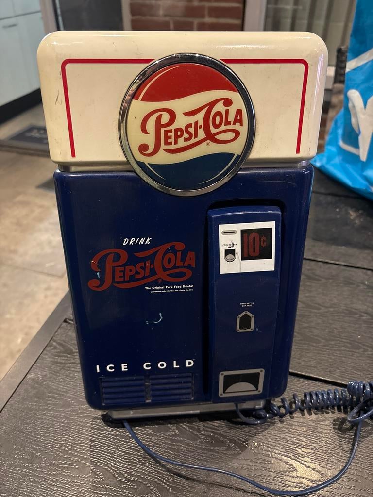 Vintage Pepsi Cola Telefoon - Uniek Verzamelobject, Verzamelen, Ophalen, Gebruikt
