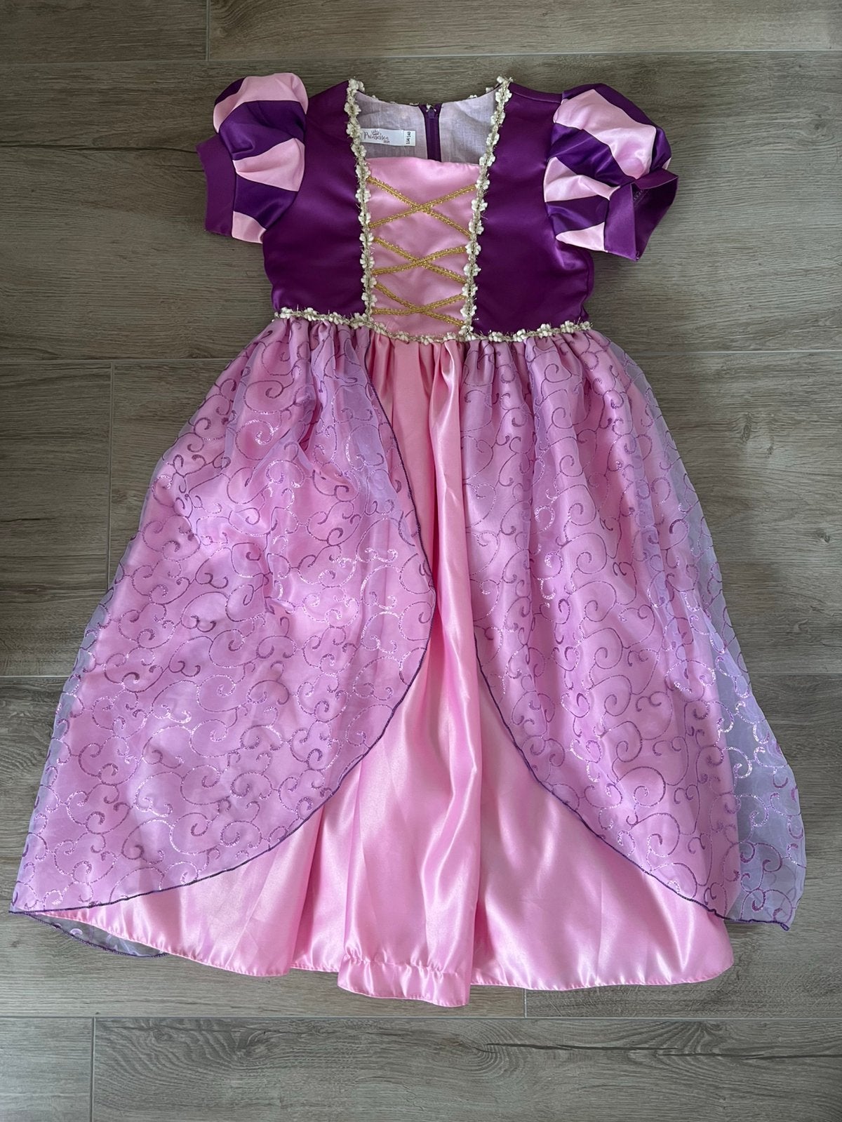 Rapunzel jurk 150, Ophalen of Verzenden, Zo goed als nieuw, Carnaval