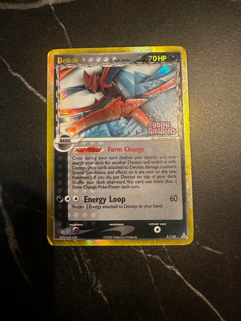 Deoxys [Holo] #3/110, Ophalen of Verzenden, Gebruikt, Losse kaart, Foil
