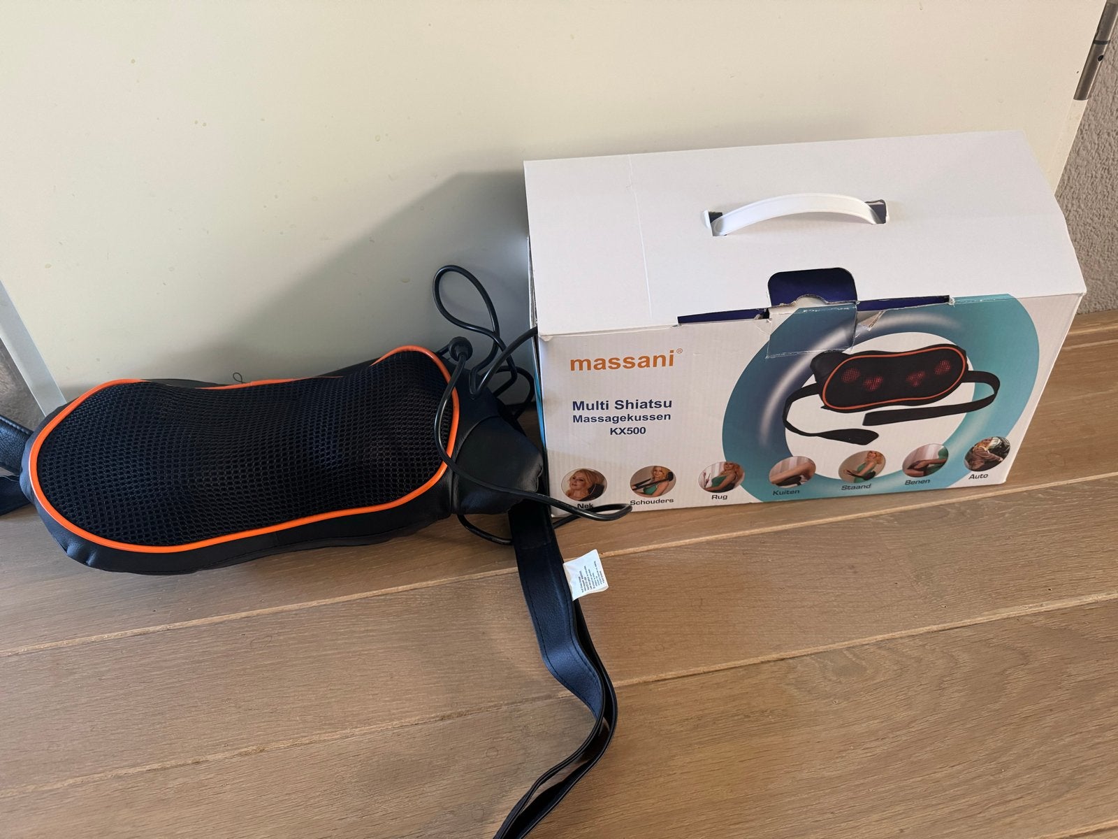 Massani Multi Shiatsu Massagekussen KX500, Ophalen, Zo goed als nieuw, Massagestoel of Kussen