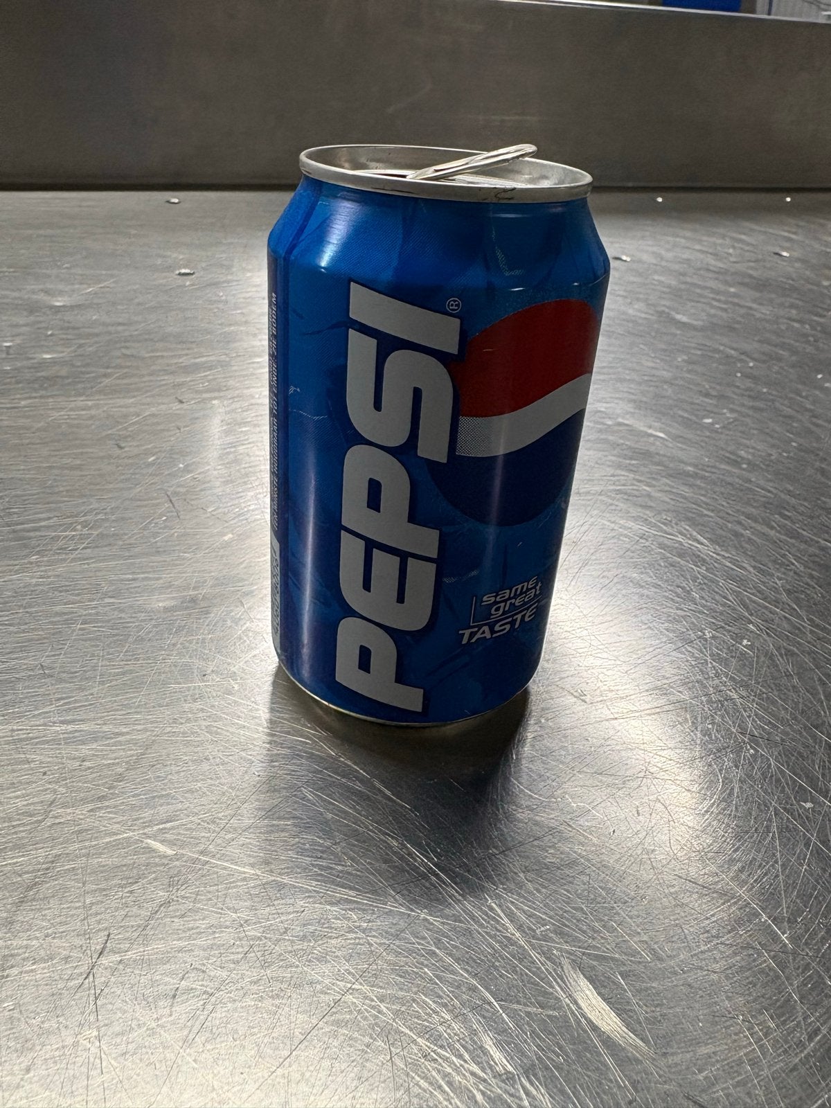 Vintage Pepsi blikje - 1999 - Same Great Taste, Ophalen, Gebruikt, Verpakking