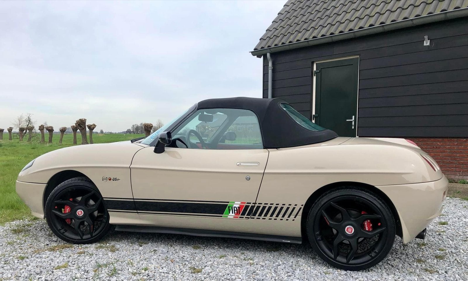 Fiat Barchetta 1.8 16V 2001 Beige, Auto's, Fiat, Particulier, Barchetta, Benzine, F, Cabriolet, Handgeschakeld, Origineel Nederlands