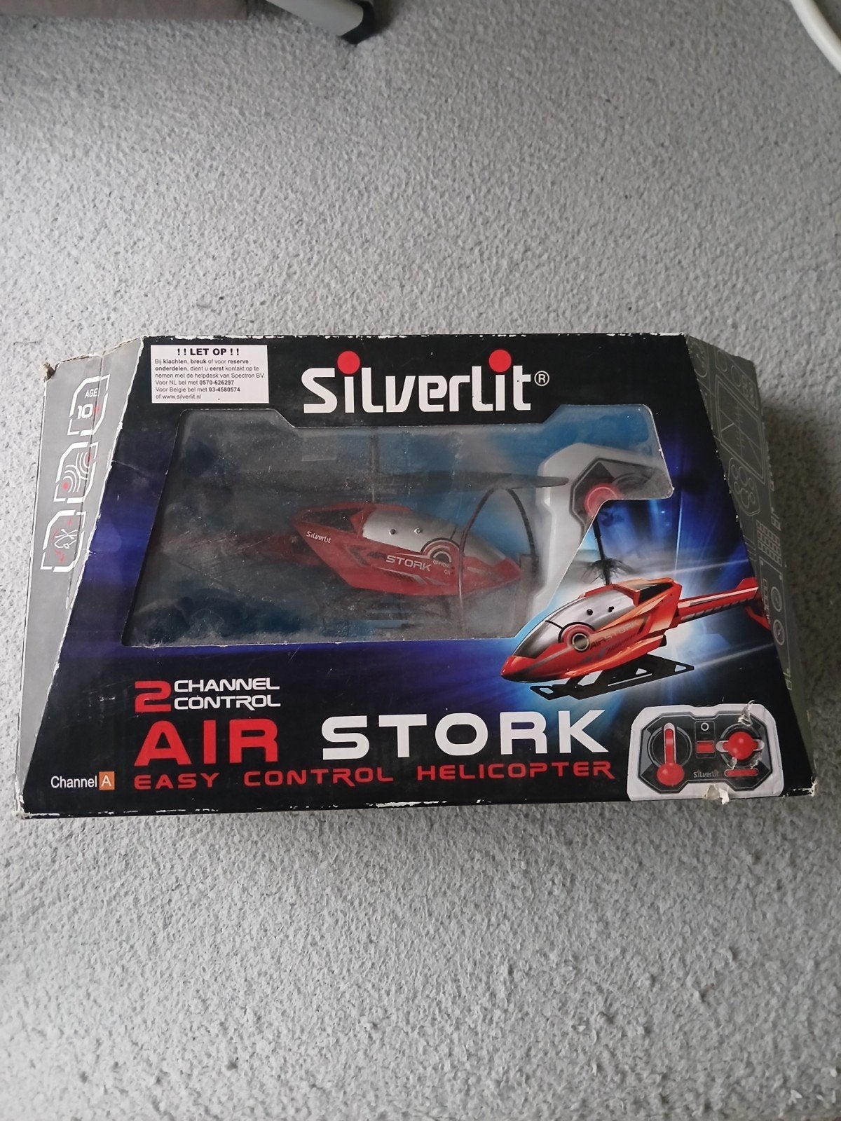 Silverlit Air Stork 2-kanaals RC Helikopter, Elektro, RTF (Ready to Fly), Helikopter, Ophalen of Verzenden