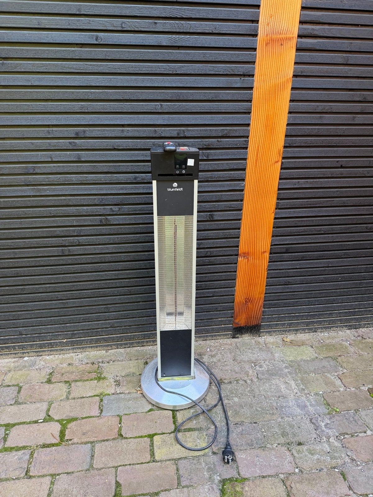 Blumfeldt Heat Guru Infrarood Terrasverwarmer 2000W, Ophalen, Gebruikt, Elektrisch, Vloer