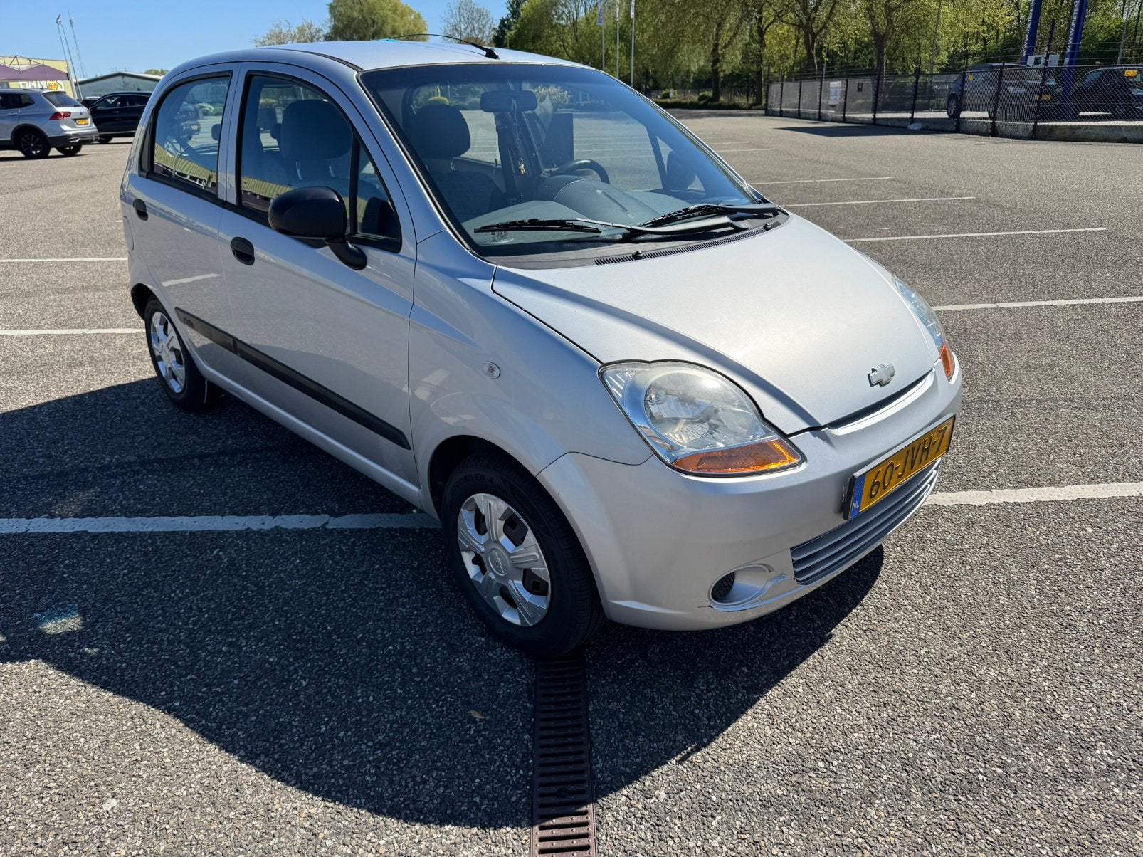 Chevrolet Matiz 0.8 2009 Grijs, Auto's, Voorwielaandrijving, Stof, Zwart, Matiz
