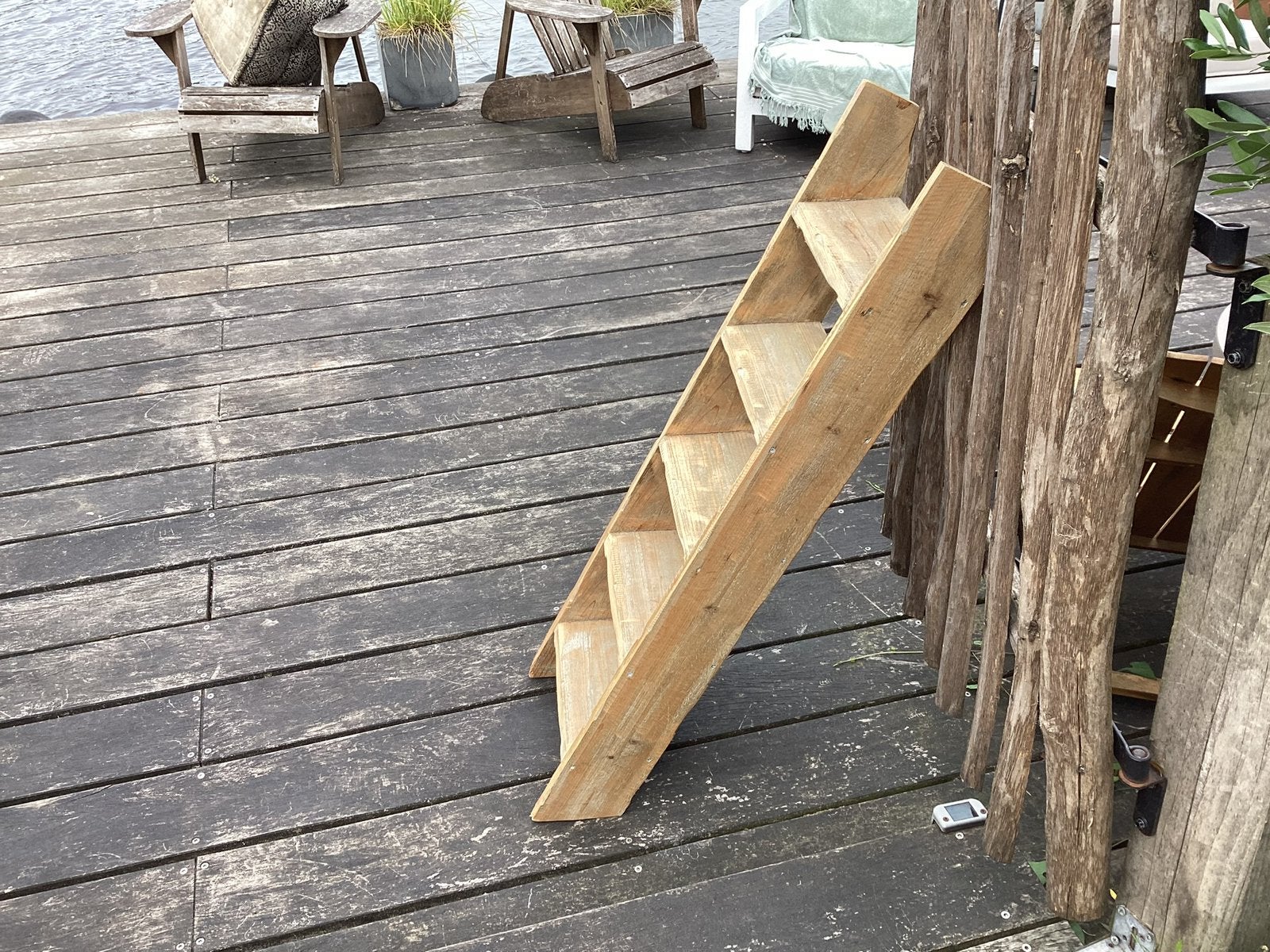 (Sier) ladder / trap, Ophalen, Hoogslaper, Eenpersoons, 140 cm