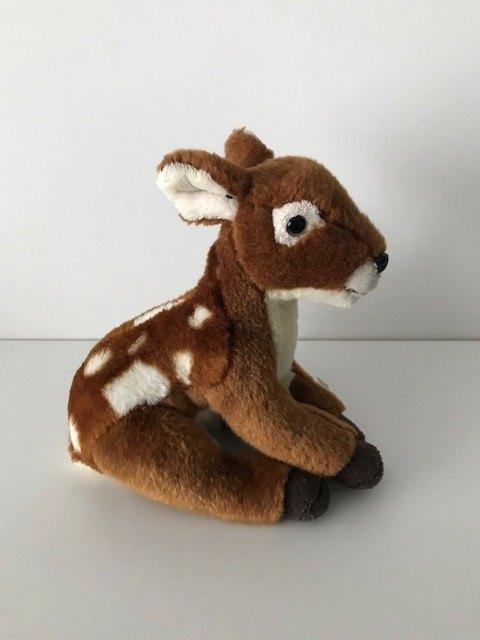 WWF Herten knuffel liggend van 18 cm, Ophalen of Verzenden, Zo goed als nieuw, Overige typen