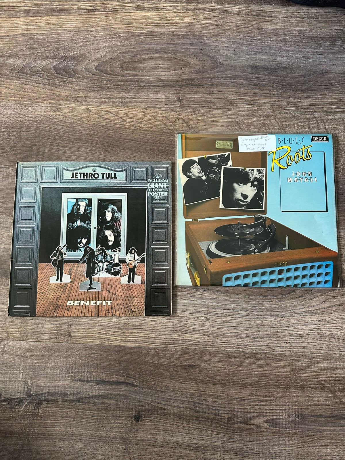 Jethro Tull - Benefit & John Mayall - Blues from Laurel Cany, Cd's en Dvd's, LP, Ophalen of Verzenden, 12 inch, Progressive Rock