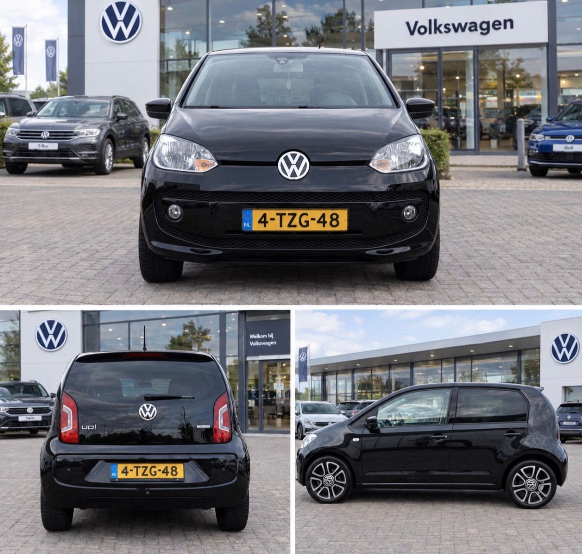 Volkswagen up! NAP 1.0 44KW/60PK 5-DRS 2014 Zwart, Auto's, Voorwielaandrijving, Up!, 840 kg, 4 stoelen