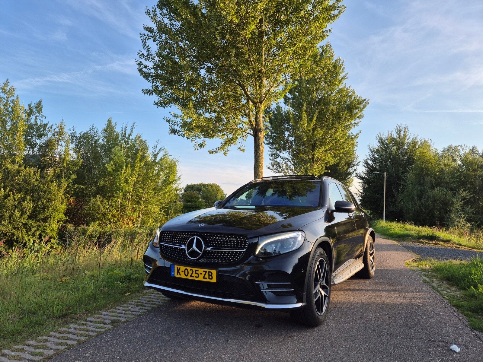 MERCEDES GLC | PANO | MEMORY | BURMESTER |  AMG | NIEUWE APK, Auto's, Automaat, Zwart, 4 cilinders, Leder en Stof