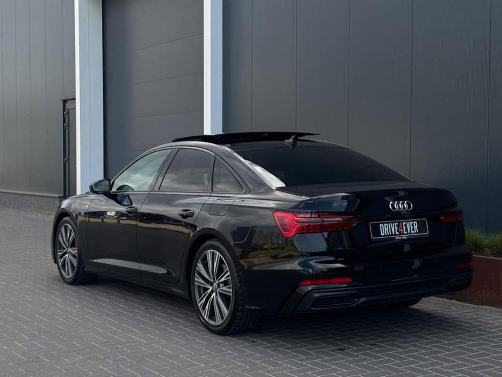Audi A6 Limousine 55 TFSI 3x S-Line PANO 360 CAMERA TREKHAAK, Auto's, Automaat, Parkeersensor, Gebruikt, 4 cilinders