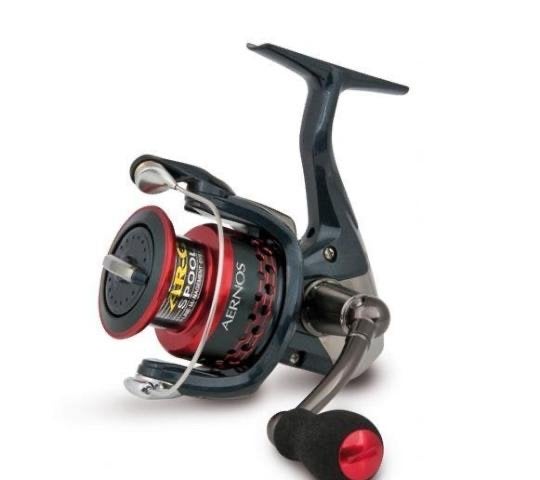 Shimano Aernos 1000 FA Molen met Extra Spoel - Topstaat, Watersport en Boten, Ophalen of Verzenden, Zo goed als nieuw, Molen