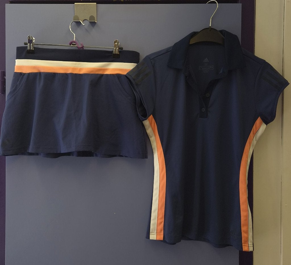 Adidas tennis / padel setje: skort + polo shirt mt M 51392, Kleding | Dames, Sportkleding, Maat 38/40 (M), ., Overige typen, Ophalen of Verzenden