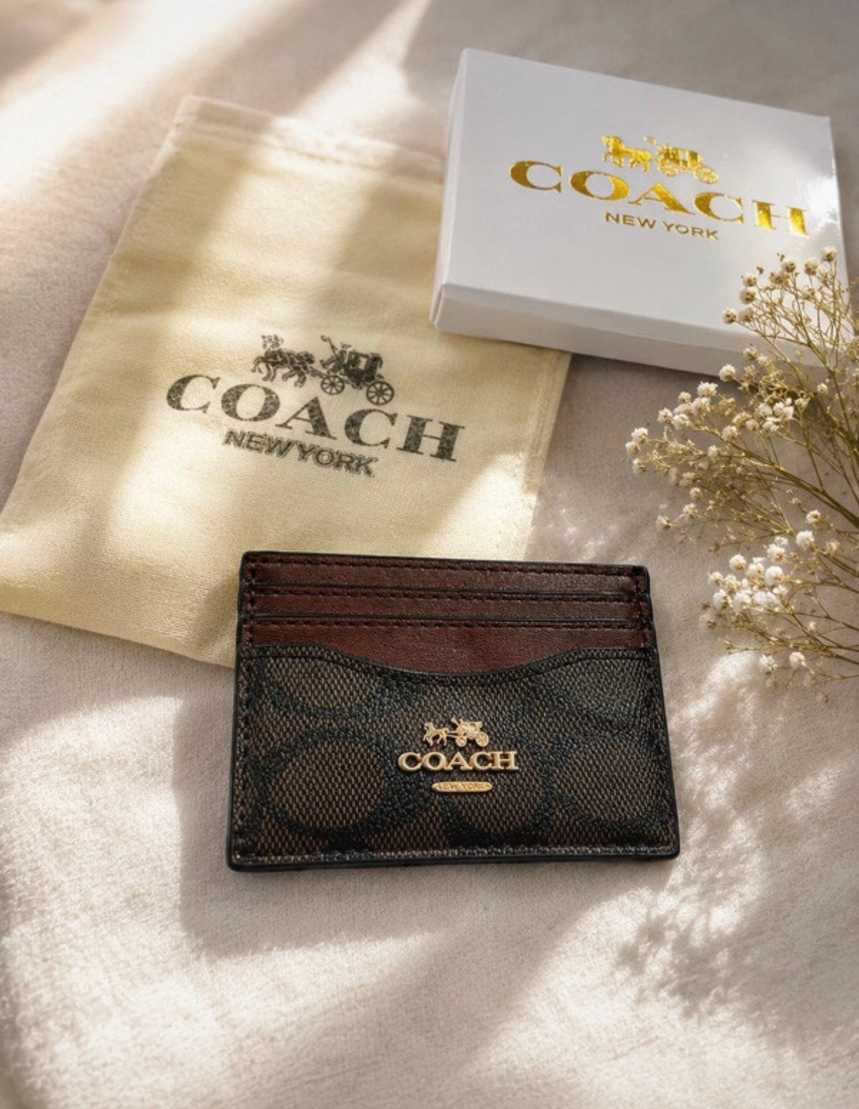 Coach portomonee, Sieraden, Tassen en Uiterlijk, Ophalen, Zo goed als nieuw, Zwart