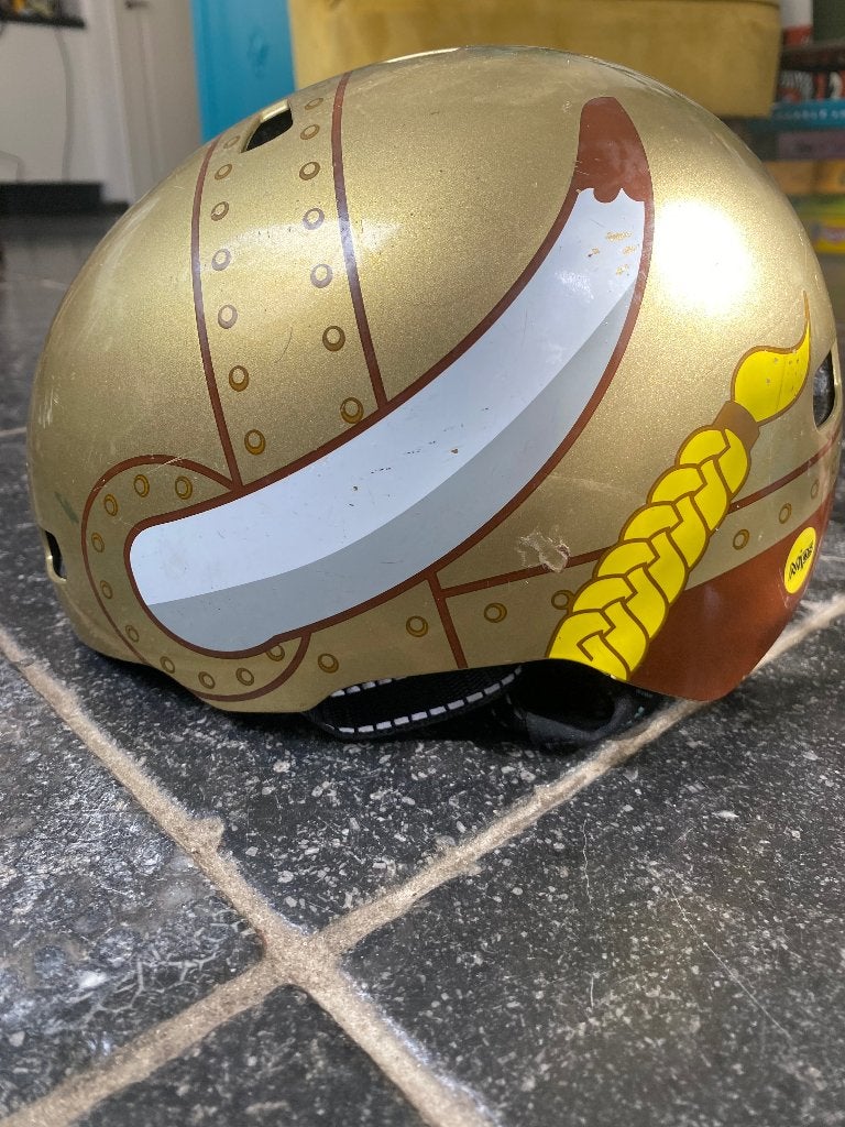 Nutcase helm, Fietsen en Brommers, Ophalen, Gebruikt, Jongen of Meisje, Overige maten