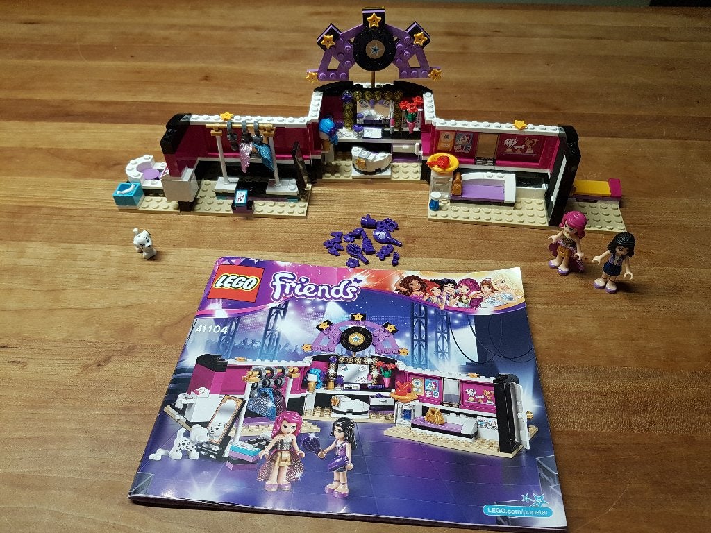 Lego Friends 41104 Popster kleedkamer, Compleet, Gebruikt, Lego, Friends