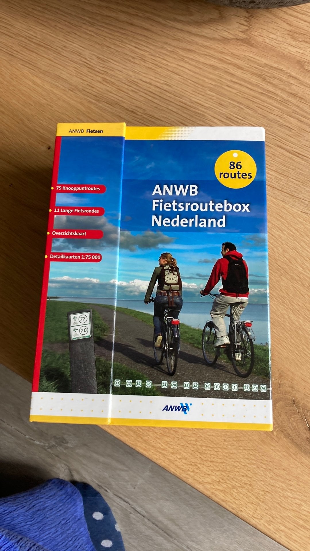 ANWB fietsroutebox Nederland, Fiets- of Wandelgids, Ophalen of Verzenden, Zo goed als nieuw, ANWB