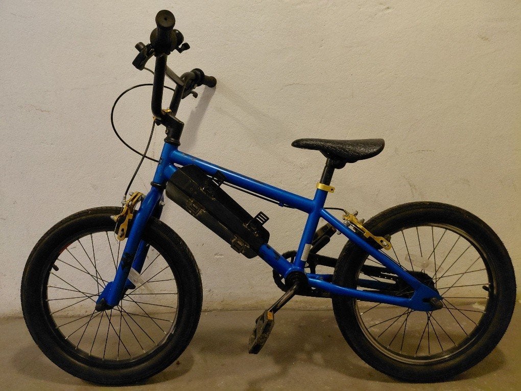 Stoere crossfiets, Ophalen, 22 inch, Gebruikt, Velgrem
