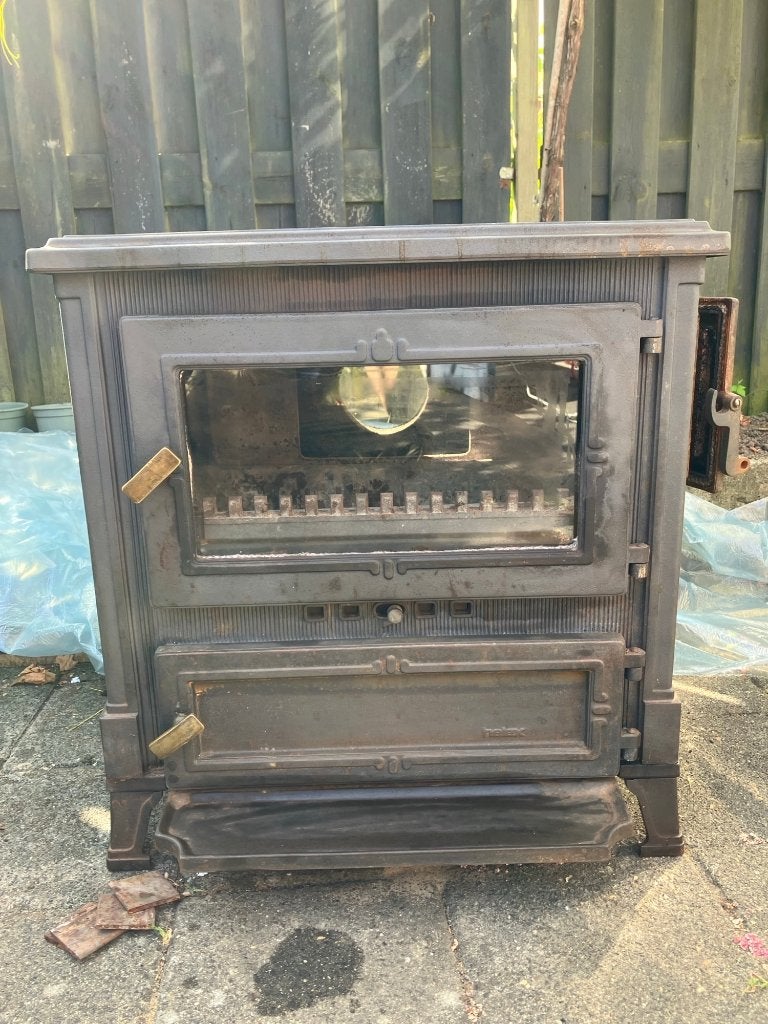 Houtkachel Saey Hannover 10 kW – nette staat, Ophalen, Gebruikt