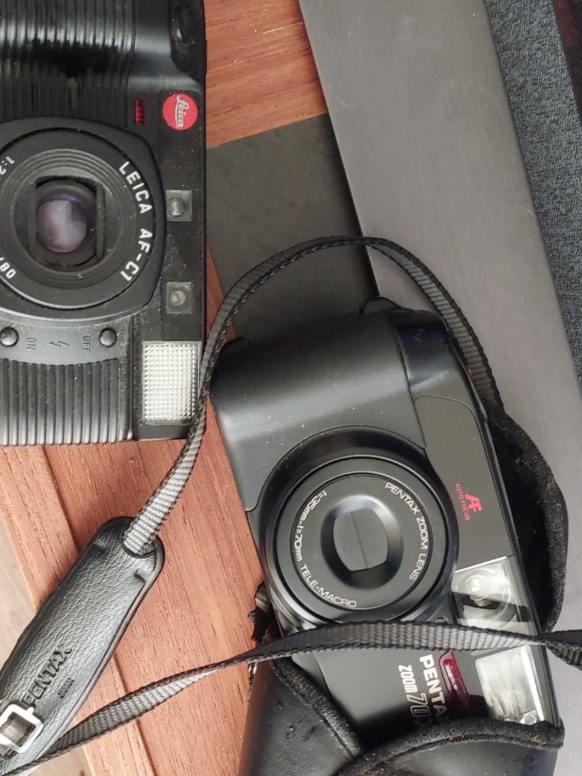 Leica AF-C1 en Pentax Zoom 70 camera's - ook per stuk, Ophalen of Verzenden
