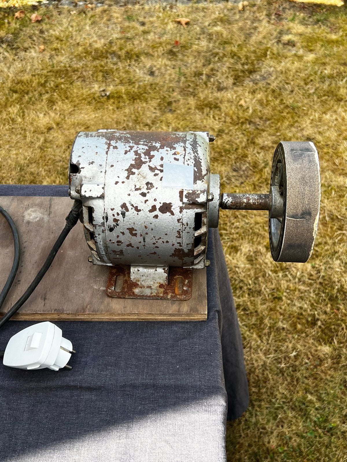 Vintage Elnor Elektromotor 330 R - 0.18 kW, Doe-het-zelf en Verbouw, Motoren, Ophalen, Gebruikt, Elektromotor, 1400 tot 1800 rpm