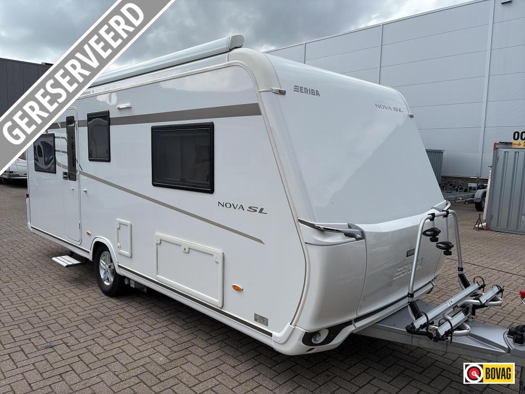 Eriba Nova SL 530 2017 gereserveerd, Caravans en Kamperen, Caravans, Bedrijf, tot en met 4, 1250 - 1500 kg, Eriba, 6 tot 7 meter