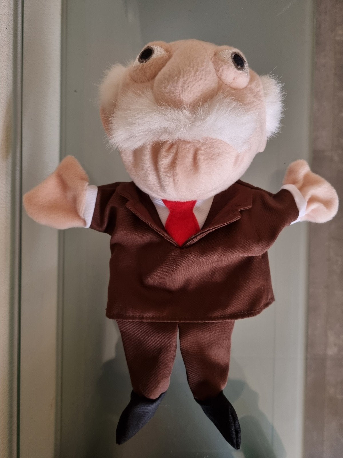 Orig,AH,MuppetShow,WALDORF HANDPOP,30cm,Label,Nieuw!, Overige typen, Nieuw, Ophalen of Verzenden, Middelgroot (20 tot 80 cm)