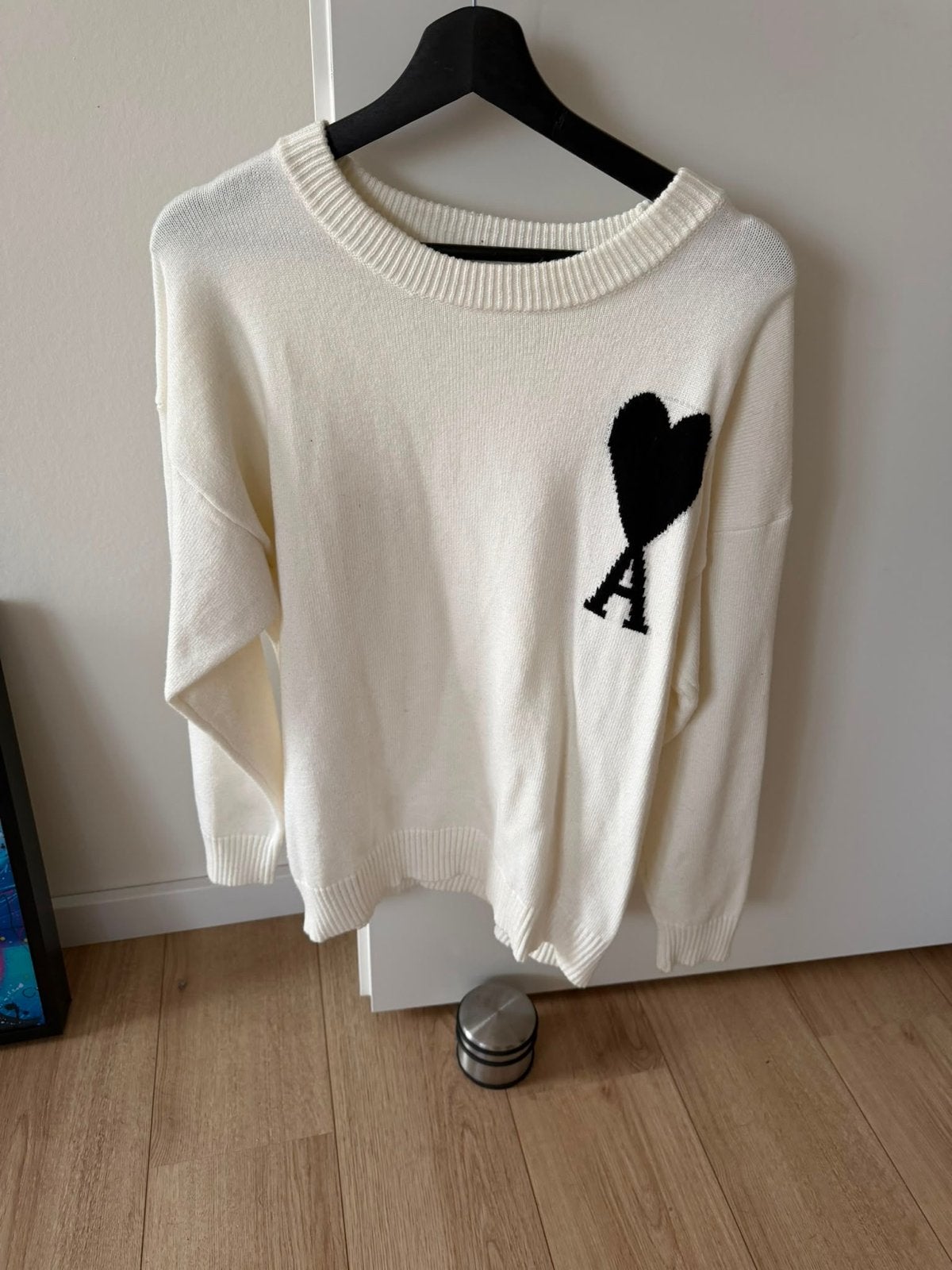 AMI Paris Trui - in goede staat, Ophalen of Verzenden, Zo goed als nieuw, Maat 38/40 (M), Wit