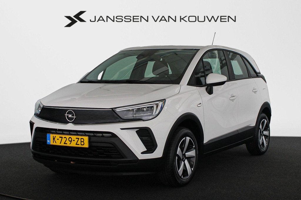 Opel Crossland 1.2 Turbo Edition Navigatie Carplay Trekhaak, Gebruikt, 1199 cc, Wit, Origineel Nederlands