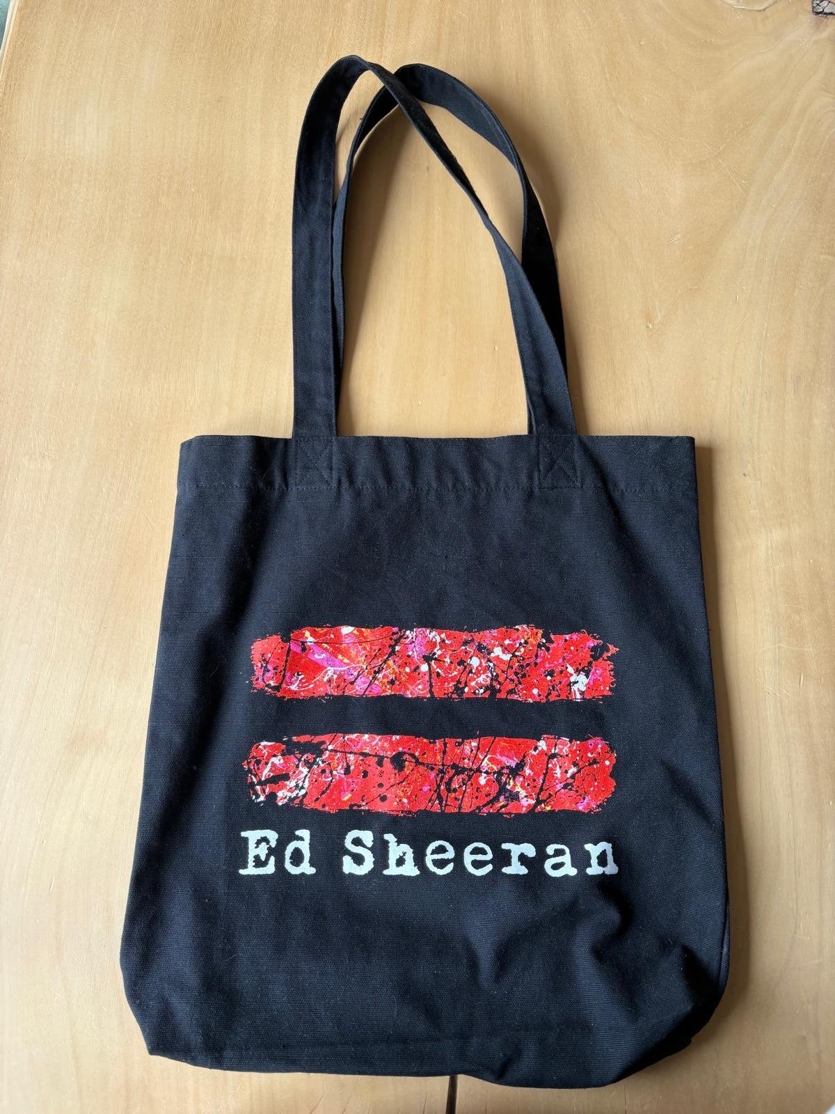 Ed Sheeran Totebag - Zwart met logo, Ophalen of Verzenden, Nieuw, Zwart, Shopper