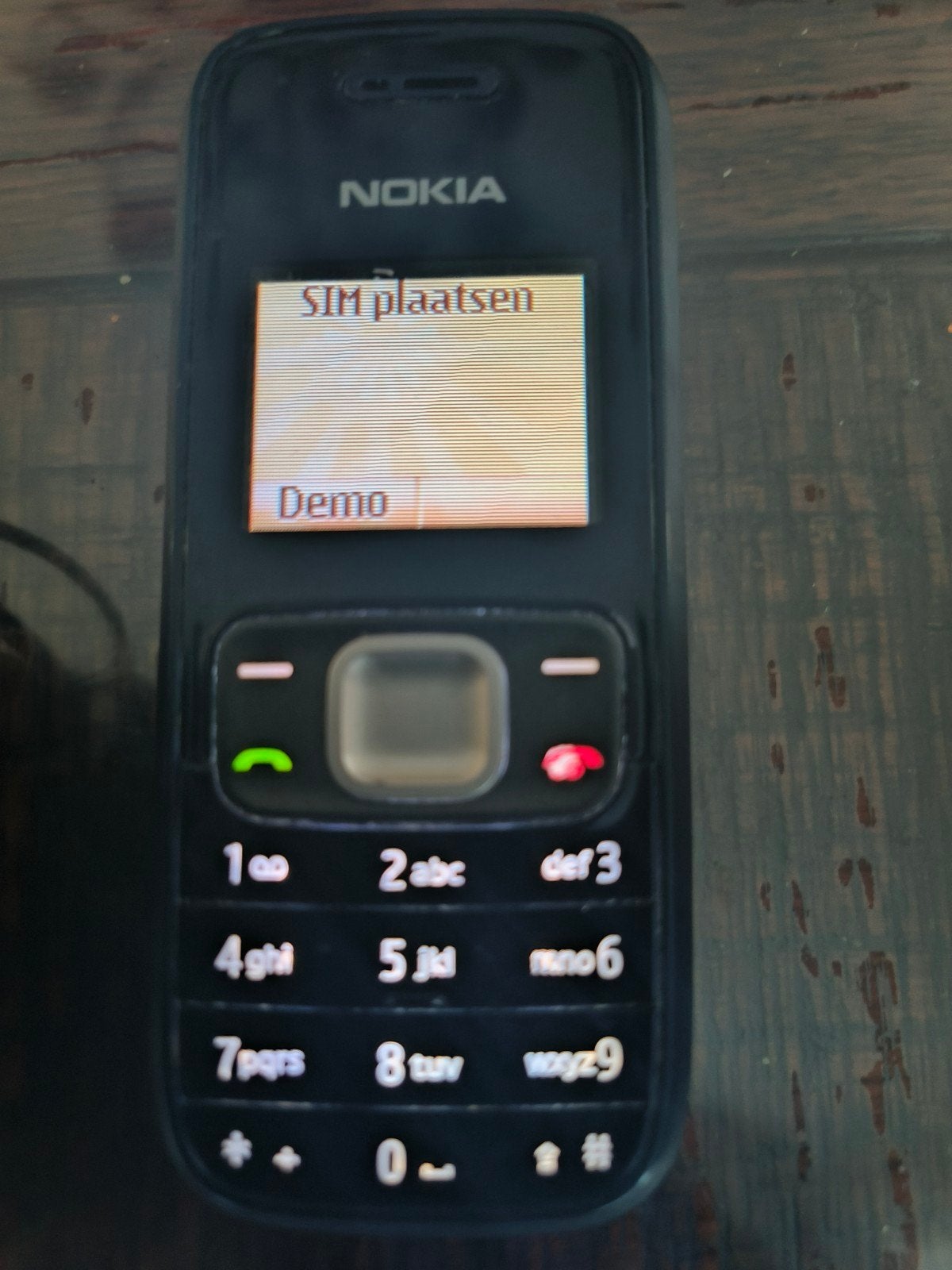 mooie goede Nokia 1209, Ophalen, Zo goed als nieuw, Zwart, Zonder simlock