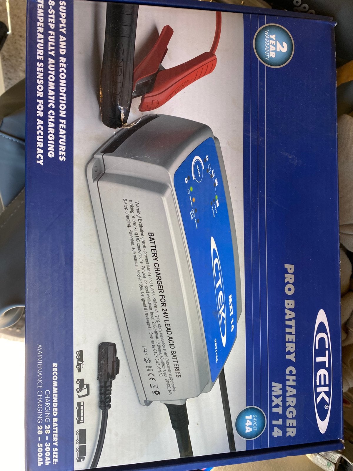 MXT 14 pro battery charger, Ophalen of Verzenden, Gebruikt