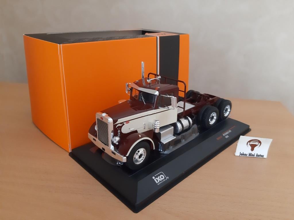 Peterbilt 281 uit 1955 Donkerbruin/Beige IXO Trucks 1:43, Overige merken, Nieuw, IXO Trucks, Ophalen of Verzenden
