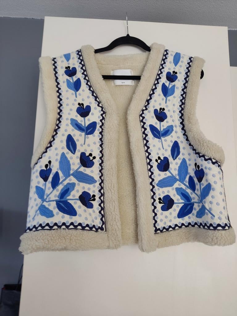 FABIENNE CHAPOT, GILET TOMMY, MAAT 42/44, 100% NIEUWSTAAT., Kleding | Dames, Bodywarmers, Overige kleuren, Maat 42/44 (L), Nieuw