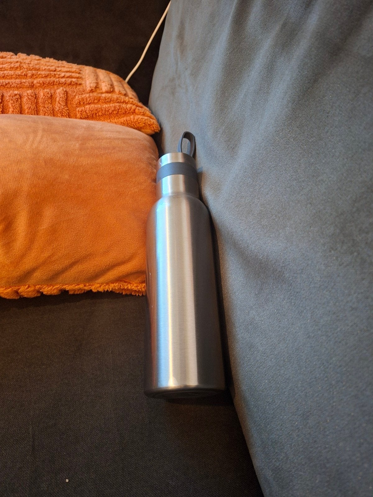 Metalen drinkfles gratis af te halen, Ophalen, Gebruikt, Zilver